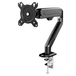 &bdquo;Maclean MC-860N&ldquo; monitoriaus laikiklis, su dujine spyruokle, 13&ndash;27 colių, 8 kg, juodas