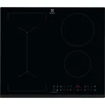 &bdquo;Electrolux LIV63431BK&ldquo; juoda, įmontuojama, 60 cm, zoninė indukcinė kaitlentė, 4 zonos