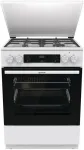 Gorenje GKS6C71WF Laisvai pastatoma viryklė su orkaite, balta