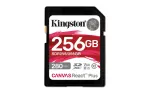 &bdquo;Kingston Technology&ldquo; 256 GB &bdquo;Canvas React Plus SDXC UHS-II 280R/150W U3 V60&ldquo; atmintis, skirta &bdquo;Full HD&ldquo; / 4K rai&scaron;kai