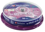 DVD + DL 8x CB 8.5GB Verbatim SilverS 10 pcs
