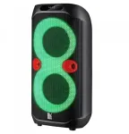 Defender BOOMER 95 Bluetooth speaker, 100W, MP3/FM/USB/AUX/TWS/LED/MIC/DSP/Equalizer/guitar input/LCD KARAOKE, black