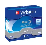 BD-R Verbatim Discs 6x 25GB (Jewel Case 5) Blu-Ray Hard Coat