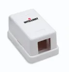 Keystone surface-mounted Intellinet socket housing, 1 port, white