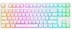 Rampage TKL GHOST Huano Red Switch wired mechanical keyboard, white