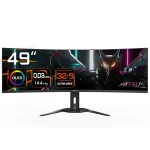 &bdquo;GIGABYTE CO49DQ OLED&ldquo; lenktas žaidimų monitorius &ndash; 5120x1440 (DQHD), 1800R, 144Hz, 0,03ms, KVM, &bdquo;FreeSync Premium Pro&ldquo;, HDMI 2.1