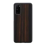 MAN&WOOD case for Galaxy S20 ebony black