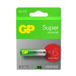 Alkaline batteries LR6/ AA SUPER 6 pcs