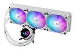 ASUS ROG Strix LC III 360 ARGB White Edition procesoriaus skysčio au&scaron;inimo komplektas 12 cm