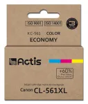 &bdquo;Actis KC-561&ldquo; ra&scaron;alas (pakeičia &bdquo;Canon CL-561XL&ldquo;; &bdquo;Supreme&ldquo;; 18 ml; žydra, rausvai raudona, geltona). Atspausdina 60 % daugiau nei originalios įrangos gamintojas.