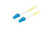 Fiber optic patchcord Sm Lc/Upc-Lc/Upc Simplex 3.0Mm 10M yellow