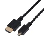 Gembird 1,8 m HDMI-M/micro HDMI-M HDMI kabelis HDMI A tipo (standartinis) HDMI D tipo (mikro) juodas