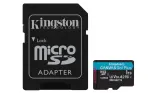 &bdquo;Kingston Technology&ldquo; 1 TB microSDXC Canvas Go Plus Gen4 200 MB/s A2 U3 V30 kortelė + adapteris