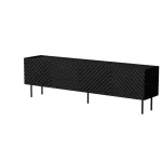 Cama LUCCA 4D TV spintelė 200x40x59 juoda