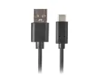 Lanberg CA-USBO-20CU-0010-BK USB kabelis 1 m USB 2.0 USB A USB C juodas
