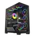 MODECOM VOLCANO STELLAR PLUS ARGB MIDI 8F BLACK ausinės