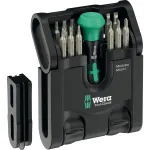 Wera Tool-Check Modular Micro 1, bit set black/green, 21-piece, including Kraftform Micro 4mm hand holder