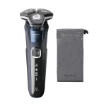 &bdquo;Philips SHAVER Series 5000 S5885/10&ldquo; vyri&scaron;kas skustuvas, rotacinis skustuvas, kirpimo ma&scaron;inėlė, juoda, mėlyna