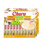 INABA Churu Variety Box Vi&scaron;tienos skanėstai katėms - 60 x 14 g