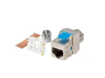 Tool-less rj45 cat.8.1 ftp keystone socket module