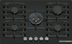 Bosch Serie 6 PPQ7A6I40 hob Black Built-in 75 cm Gas 5 zone(s)