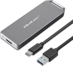 Enclosure mini for M.2 SSD | NVMe | PCIe | USB3.1 | Super speed10Gb/s | 2TB | Silver