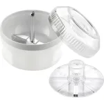 ESGE-Zauberstab 5080 processor including powder disc, with double-winged stainless steel blade, for crushing, grinding or chopping spices, herbs, nuts, etc.