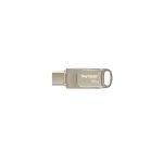 Patriot Memory Tab T560 128GB USB atmintinė, dviguba USB 120MB/s (PS128GT560DS5D), sidabrinė
