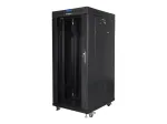 LANBERG stelažinė spintelė 27U 600x800 stiklas