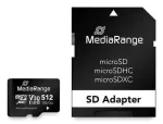 MEMORY MICRO SDXC 512GB UHS-1/W/ADAPTER MR947 MEDIARANGE
