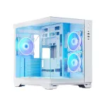 Chieftec Visio WHITE GM-30W-TG-OP ATX ARGB case with window without power supply, white