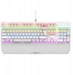 Rampage KB-R86 wired gaming mechanical keyboard UMBRA Blue Switch white