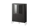 Cama VERA vitrina 110x40x160 matinė juoda