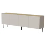 Cama FELLINI komoda 200x40x70 ka&scaron;myro + alyvuotas ąžuolo stalvir&scaron;is