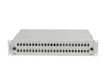 Fiber Optic Patch Panel 48XSC Simplex / 48XLC Duplex 19 inches 2U Grey + accessories