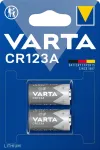 Varta LITHIUM Cylindrical CR123A, battery (2 pieces, CR123A)