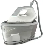 &bdquo;Philips 2000&ldquo; serijos PSG2000/80 garų lygintuvas, 2400 W, 1,4 l, keraminis padas, pilka, balta