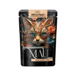 MAU Pate and Fillet Sterilised Duck with cranberries and lemon balm - wet cat food - 85g