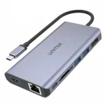 UNITEK D1056A &scaron;akotuvas USB-C 2x USB 3.1 HDMI