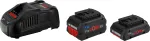 Bosch starter set GAL1880CV 4.0 & 5.5Ah - 1600A0214A
