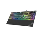 iBox Aurora K-5 klaviatūra, USB, QWERTY, sidabrinė