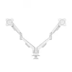 Monitor moint gas spring 2 arms 13-35 inches white