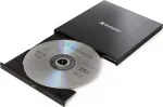 Verbatim External slimline Blu-ray Writer, Blu-ray burner (black, USB 3.1 Gen 1 (type-C))