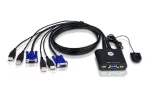 ATEN 2 prievadų USB VGA KVM komutatorius