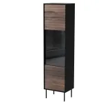 Cama CORTINA vitrina 53x40x182 juoda