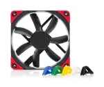 &bdquo;Noctua NF-S12A PWM chromax.black.swap&ldquo; kompiuterio korpuso ventiliatorius, 12 cm, 1 vnt.