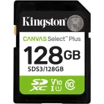 Kingston Canvas Select Plus 128 GB SDXC memory card UHS-I U1, Class 10, V10