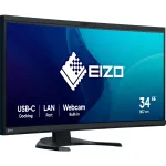 EIZO FlexScan EV3450XC-BK, LED monitor - 34,1 - black, UWQHD, IPS, webcam, microphone, USB-C