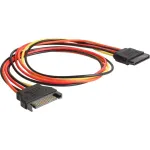 Delock SATA 15pin St.->15P blue extension cable 50cm