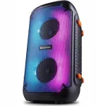 Głośnik Defender BOOMER 25 Bluetooth 25W MP3/FM/SD/USB/AUX/TWS/LCD/RGB/MIC equalizer pilot mikrofon KARAOKE czarny